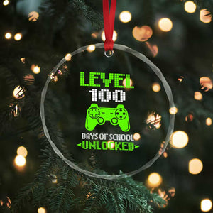 100 Days of School Smarter Crystal Glass Ornament Cool 100th Day Celebration Gift