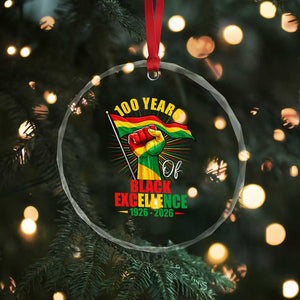 100 Years Of Black Excellence Crystal Glass Ornament Centennial Black History Month TS11 Print Your Wear