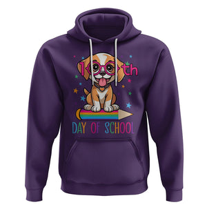 100th Day Of School Cute Dog Puppy Hoodie TS09 Purple Printyourwear