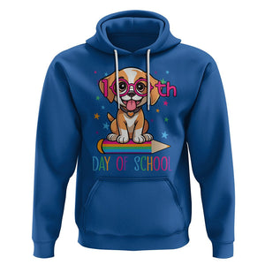 100th Day Of School Cute Dog Puppy Hoodie TS09 Royal Blue Printyourwear