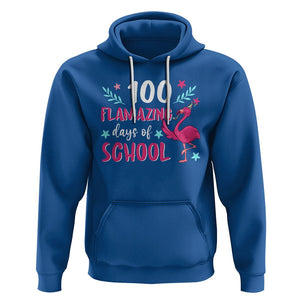 100th Day Of School Hoodie 100 Flamazing Days Flamingo TS09 Royal Blue Printyourwear