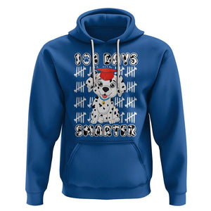 100th Day Of School Hoodie 101 Days Smarter Cute Dalmatian Dog TS09 Royal Blue Printyourwear