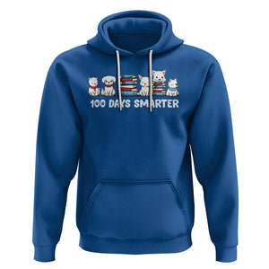 100th Day Of School Hoodie 101 Days Smarter Cute Dog Puppy TS09 Royal Blue Printyourwear