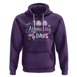 100th Day Of School Hoodie 101 Mermazing Days Mermaid TS09 Purple Printyourwear