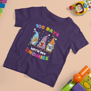 100th Day Of School T Shirt For Kid 100 Days With My Gnomies Smarter TS09 Purple Printyourwear
