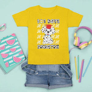 100th Day Of School T Shirt For Kid 101 Days Smarter Cute Dalmatian Dog TS09 Daisy Printyourwear