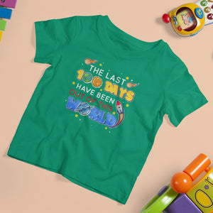 100th Day Of School T Shirt For Kid The Last 100 Days Have Been Out Of This World Outer Space TS09 Irish Green Printyourwear