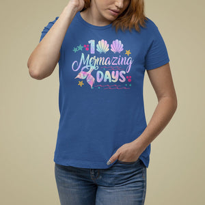 100th Day Of School T Shirt For Women 101 Mermazing Days Mermaid TS09 Royal Blue Printyourwear