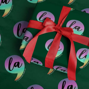 107 Days of Hope Thank You Kamala Wrapping Paper Roll Comma La Kamala Harris TS10 Green Print Your Wear