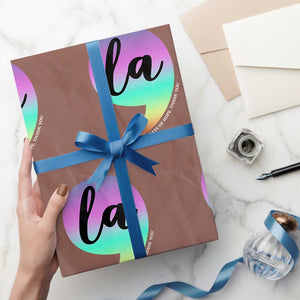 107 Days of Hope Thank You Kamala Wrapping Paper Roll Comma La Kamala Harris TS10 Mocha Print Your Wear