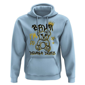10th Birthday Hoodie Bruh I'm Double Digits 10 Years Old Kid TS11 Light Blue Print Your Wear