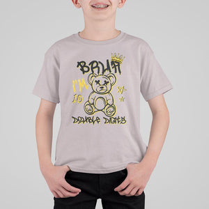 10th Birthday T Shirt For Kid Bruh I'm Double Digits 10 Years Old Kid TS11 Ice Gray Print Your Wear