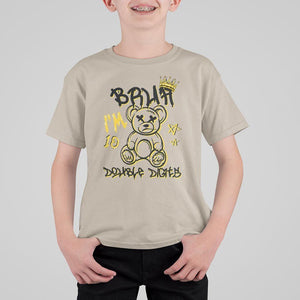 10th Birthday T Shirt For Kid Bruh I'm Double Digits 10 Years Old Kid TS11 Sand Print Your Wear