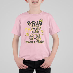 10th Birthday T Shirt For Kid Bruh I'm Double Digits 10 Years Old Kid TS11 Light Pink Print Your Wear