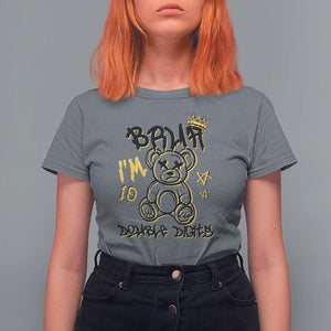 10th Birthday T Shirt For Women Bruh I'm Double Digits 10 Years Old Kid TS11 Charcoal Print Your Wear