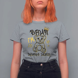 10th Birthday T Shirt For Women Bruh I'm Double Digits 10 Years Old Kid TS11 Sport Gray Print Your Wear