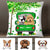 Personalized St Patricks Day Happy Dog Pillow Cover NO.2 CTM One Size Custom - Printyourwear