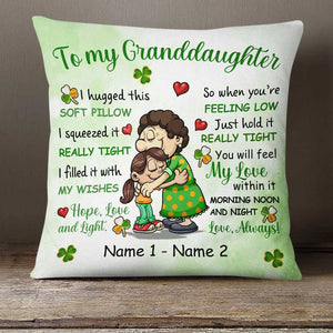 Personalized St Patricks Day Grandma Pillow Cover CTM Custom - Printyourwear