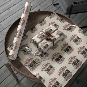1776 National Champions Liberty Legends Vintage Wrapping Paper Roll Horseback Founding Fathers America 250th Anniversary