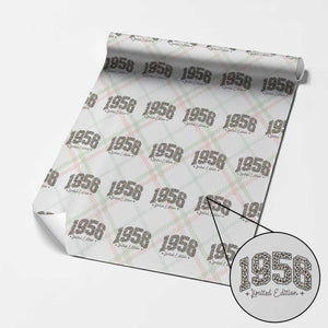 1956 Retro Birthday Wrapping Paper Roll 70 Year Old Leopard 70th Birthday Gifts For Women TS10 Christmas Plaid Print Your Wear