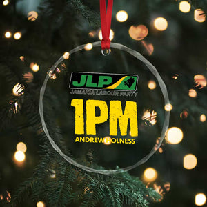 1PM Andrew Holness Crystal Glass Ornament Support JLP Jamaica Labour Party TS02 Print Your Wear