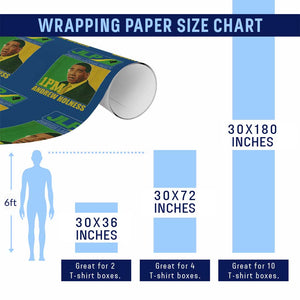 1PM Andrew Holness JPL Supporter Wrapping Paper Roll Jamaica Labor Party Jamaican Political Pride TS02 Print Your Wear