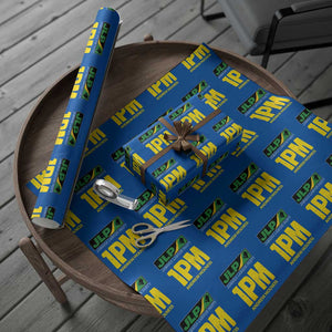 1PM Andrew Holness Wrapping Paper Roll Support JLP Jamaica Labour Party TS02 Blue Print Your Wear