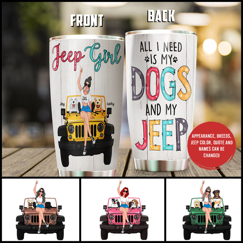 Personalized Jeep Tumbler Whoever Said Diamonds Are A Girls Best Friend Never Owned A Jeep CTM Custom - Printyourwear