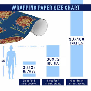 2026 Year of the Horse Lunar New Year Wrapping Paper Roll TS10 Print Your Wear
