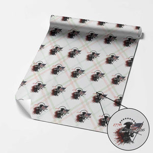 250 Years Anniversary Yankee Spirit Wrapping Paper Roll 1776 2026 Patriotic Tactical Minuteman Independence Day 4th July US Flag TS10 Christmas Plaid Print Your Wear