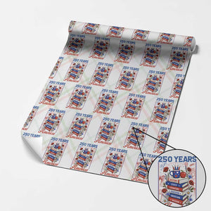 250 Years Of America American Teacher Graphic Wrapping Paper Roll Patriotic Educator Gift TS12 Christmas Plaid Print Your Wear