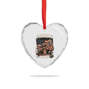 250 Years Of Fixing It Mechanic Pride Heart Crystal Glass Ornament America 250 Anniversary Gift TS12 Print Your Wear