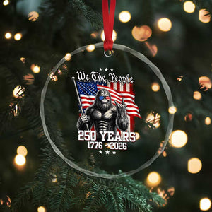 250th Anniversary USA Bigfoot Crystal Glass Ornament Sasquatch 250 Years Independence TS11 Print Your Wear