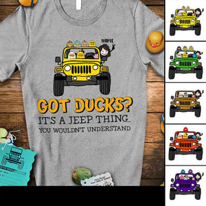 Custom JP Tee Shirts Duck Duck JP Got Ducks? Its a JP Thing CTM Custom - Printyourwear