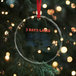 3 Days Later Crystal Glass Ornament Funny Easter Jesus Christian Meme TS14 Print Your Wear