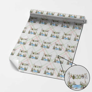 30th Birthday Fishing Wrapping Paper Roll Fisherman Birthday Party Gift