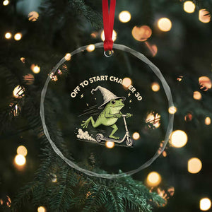 30th Birthday Frog Crystal Glass Ornament Off To Start Chapter 30 TS10 Print Your Wear