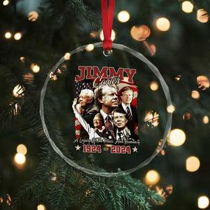 39th President Jimmy Carter Crystal Glass Ornament A Legacy Of Peace And Humanity USA Legacy TS02 Print Your Wear