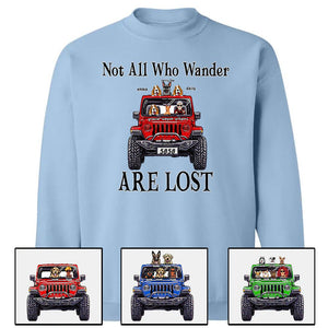 Custom JP Shirts, Not All Who Wander Are Lost, JP Dog JP Cat Apparel CTM00 Custom - Printyourwear
