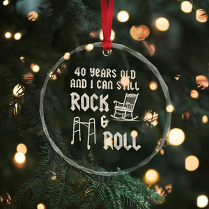 40th Birthday Gift For Men Crystal Glass Ornament Funny Man Saying Gag Gift 40 Years Old Birthday TS10 Print Your Wear