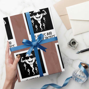 45 Years Ago I Was The Fastest Wrapping Paper Roll Funny 45th Birthday Gift