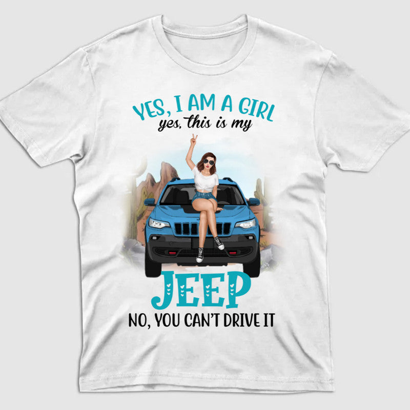 Custom Jeep Shirt This Is My Jeep You Cant Drive It CTM Custom - Printyourwear