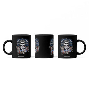 4th Of July Liberty Or Death Coffee Mug Statue Of Liberty Skull American Flag TS11 Print Your Wear