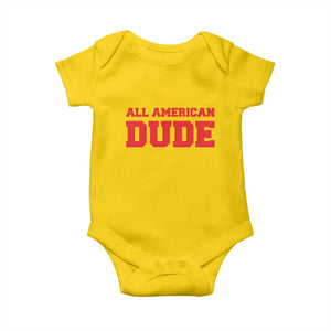 4th of July All American Dude Baby Onesie TS10 Daisy Print Your Wear