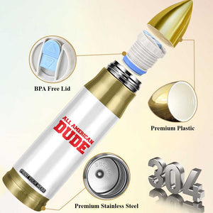 4th of July All American Dude Bullet Tumbler TS10 Print Your Wear