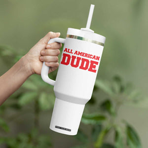 4th of July All American Dude Tumbler With Handle TS10 Print Your Wear