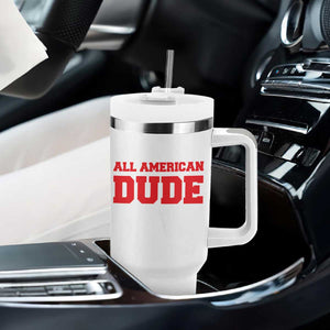 4th of July All American Dude Tumbler With Handle TS10 Print Your Wear
