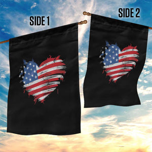 4th of July American Flag Heart USA Patriotic Garden Flag Star Stripes TS11 Print Your Wear