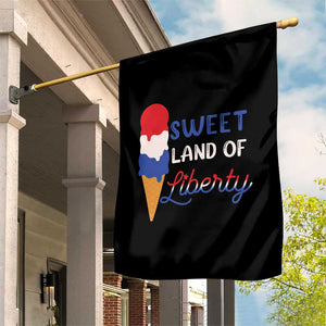 4th of July Garden Flag Sweet Land of Liberty American Patriotic TS02 Print Your Wear