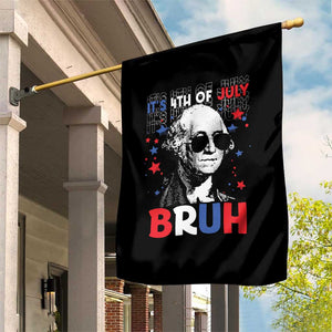 4th of July George Washington Bruh Garden Flag TS10 Print Your Wear